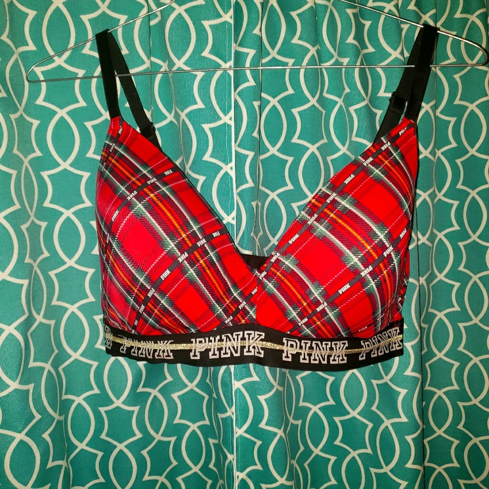 Pink bra